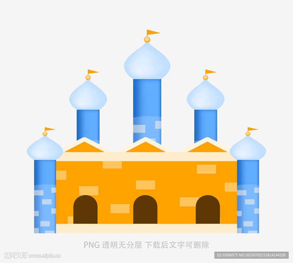 俄罗斯风格建筑插画