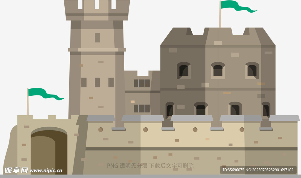 中世纪风格城堡建筑