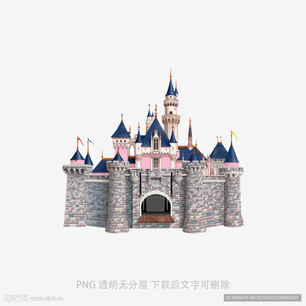 梦幻城堡积木模型