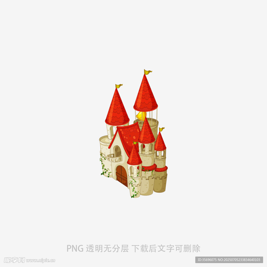 童话风迷你城堡模型