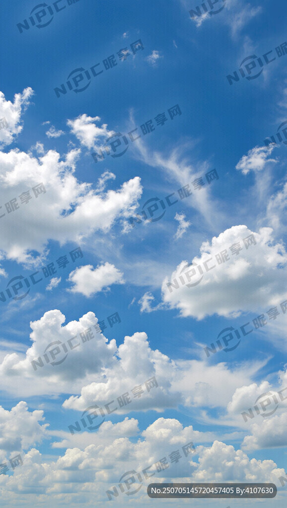 蓝蓝的天空 有白云