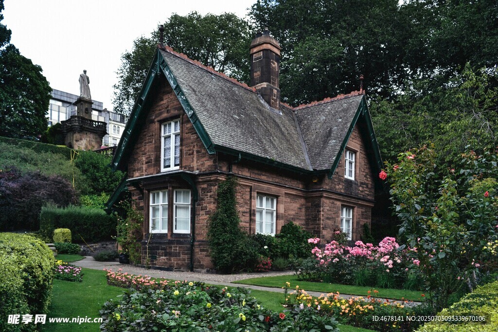 英式田园风小屋花园