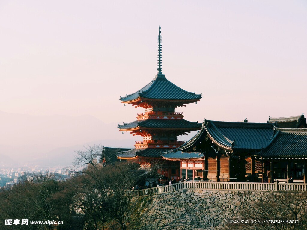 日式古建筑景观