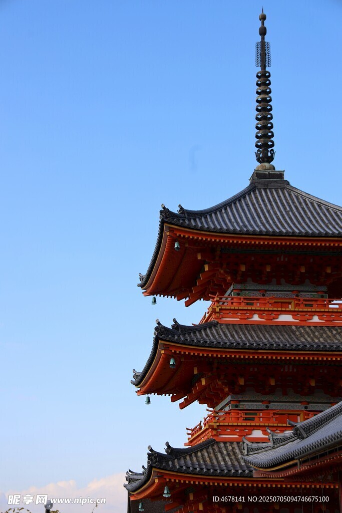 日式宝塔建筑景观