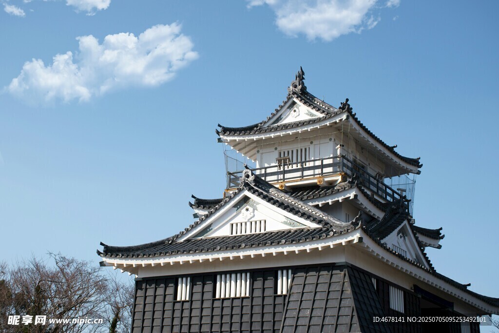 日本传统风格城堡建筑