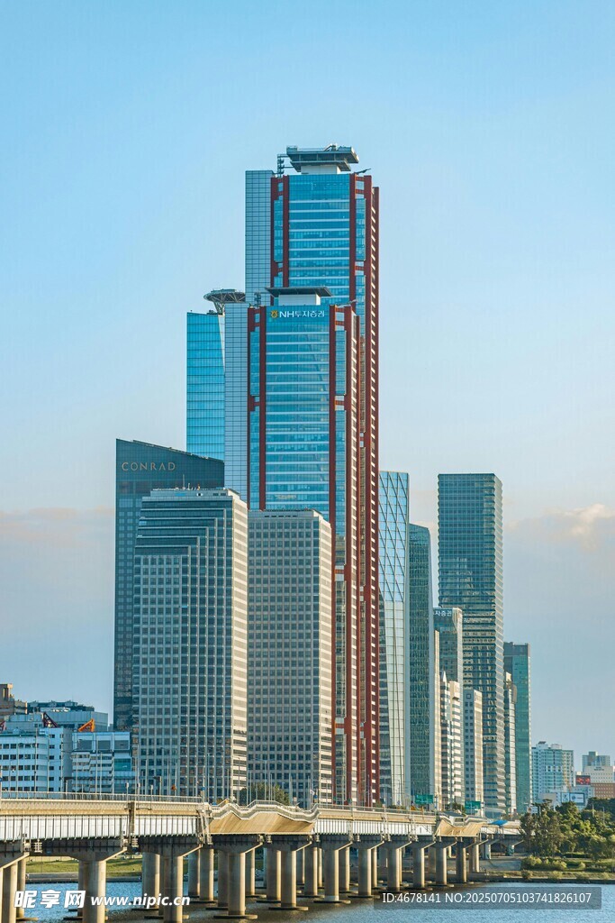 现代都市摩天大楼景观