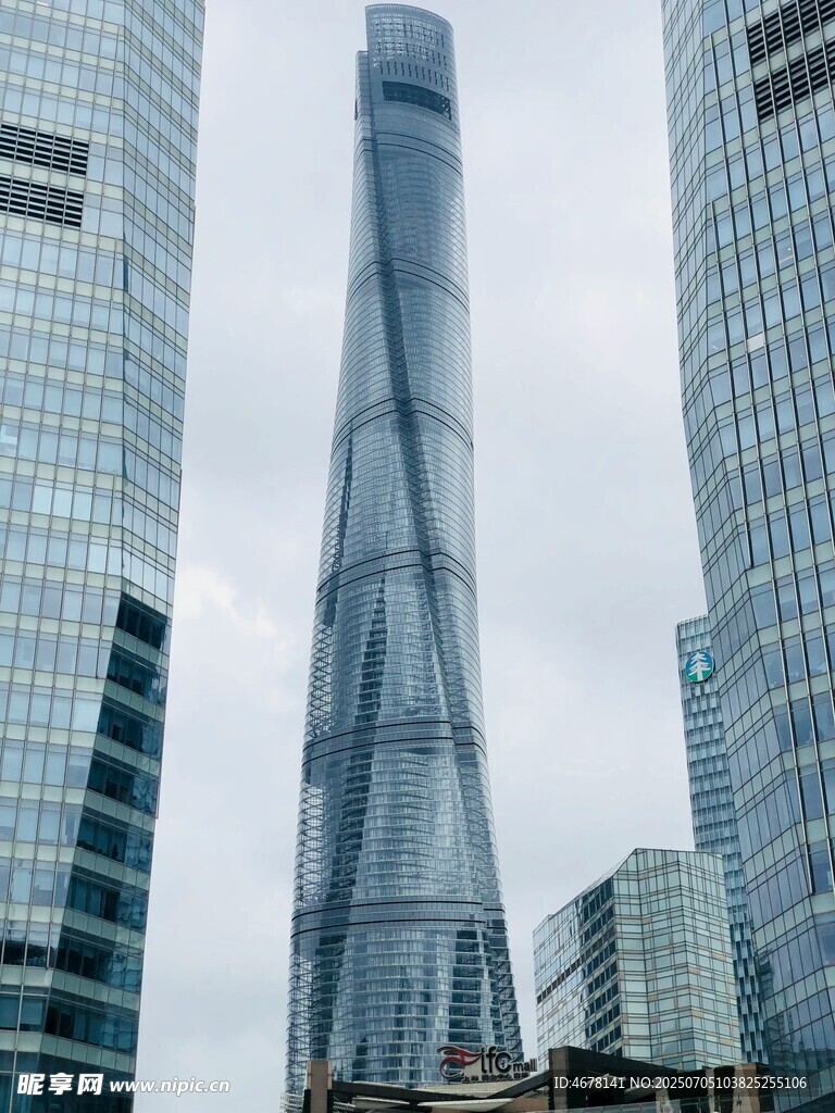上海地标摩天大楼景观