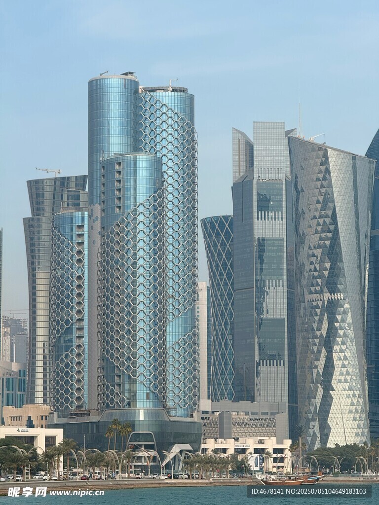 现代都市摩天大楼景观