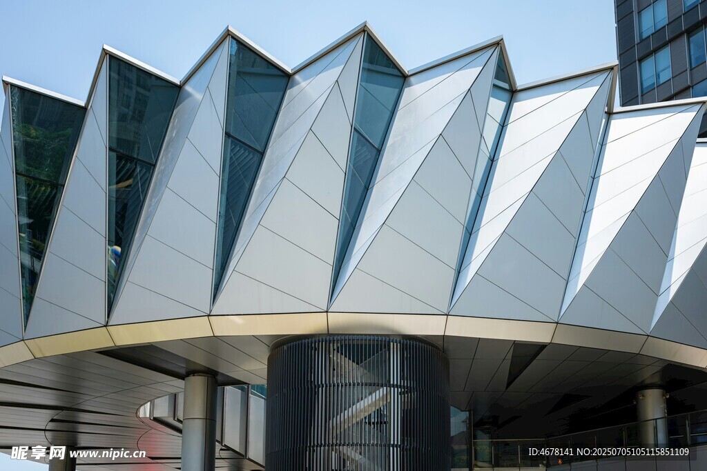 现代几何造型建筑外观