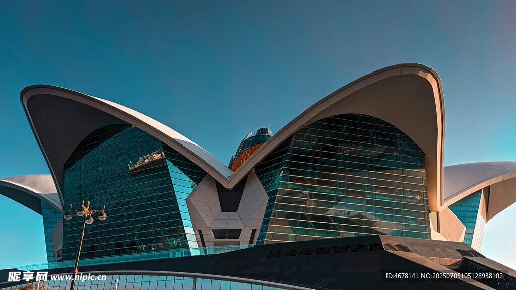 现代独特造型建筑外观