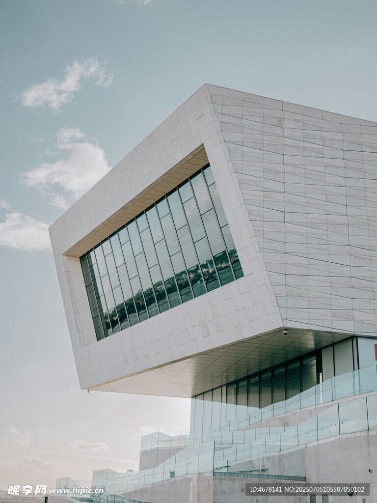 现代风格几何造型建筑