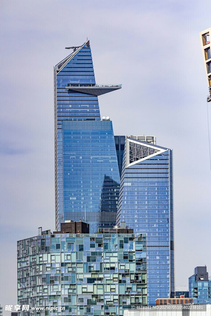现代都市摩天大楼景观