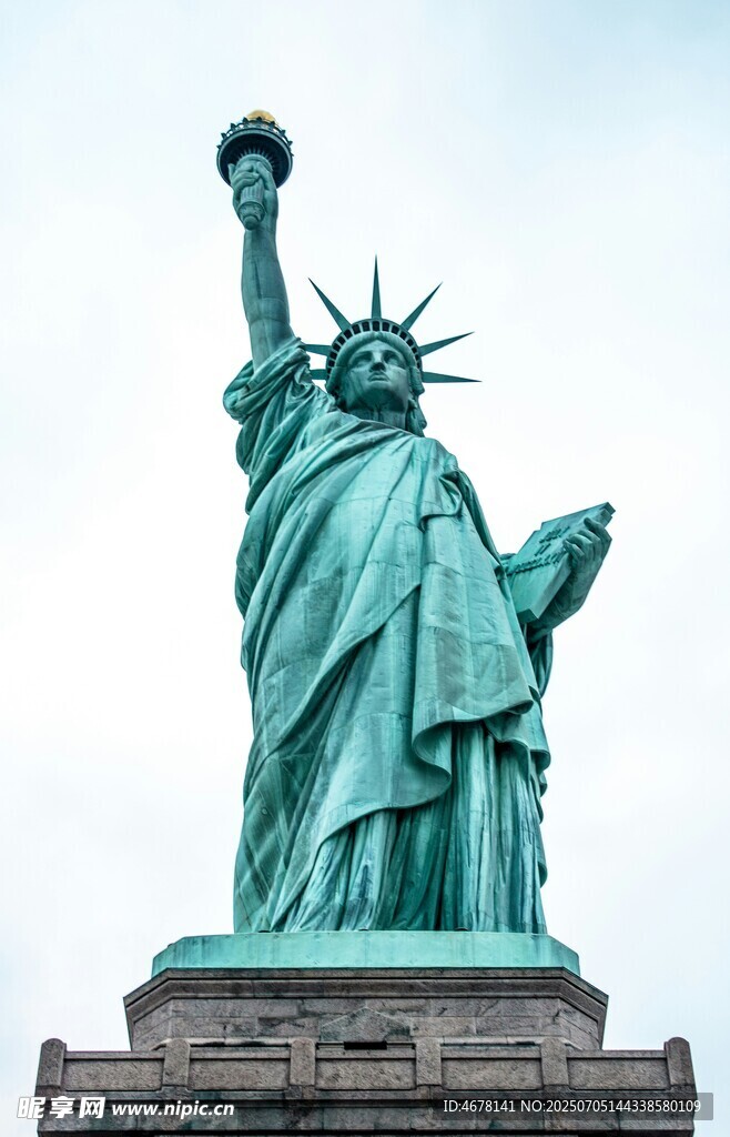 自由女神像特写