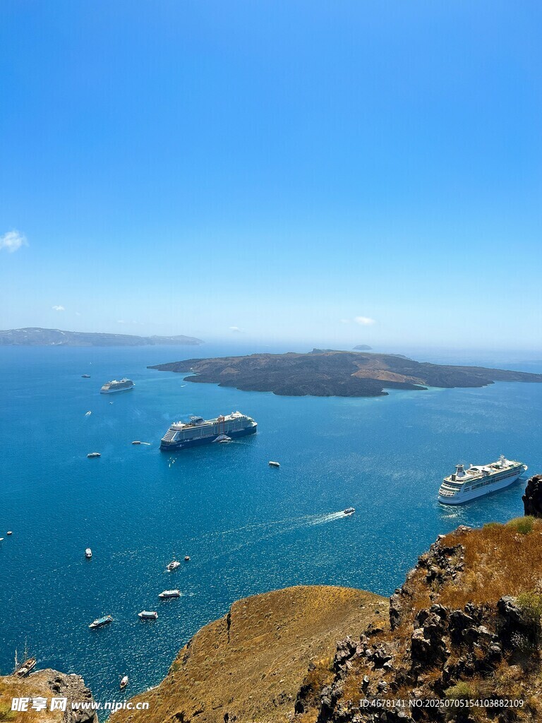 圣托里尼海景风光