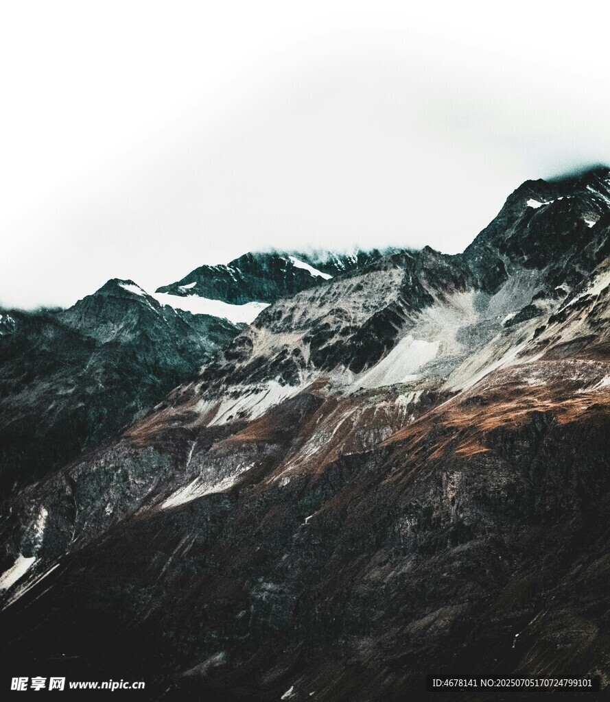 壮丽雪山景色