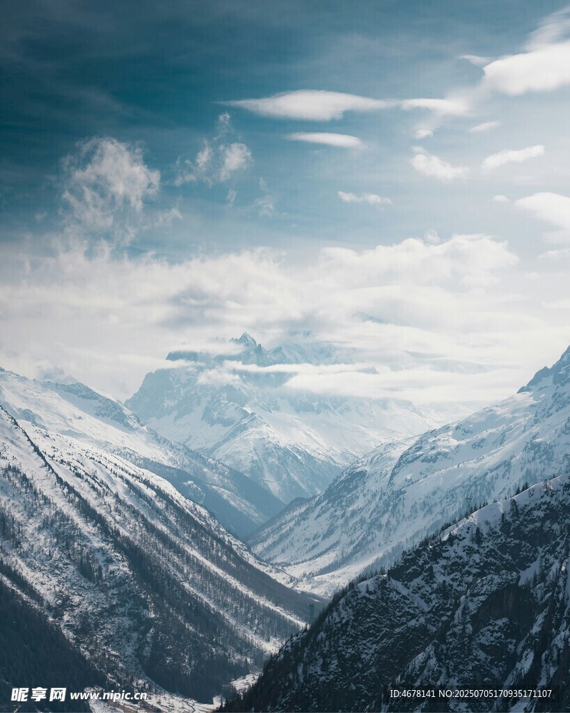壮丽雪山美景