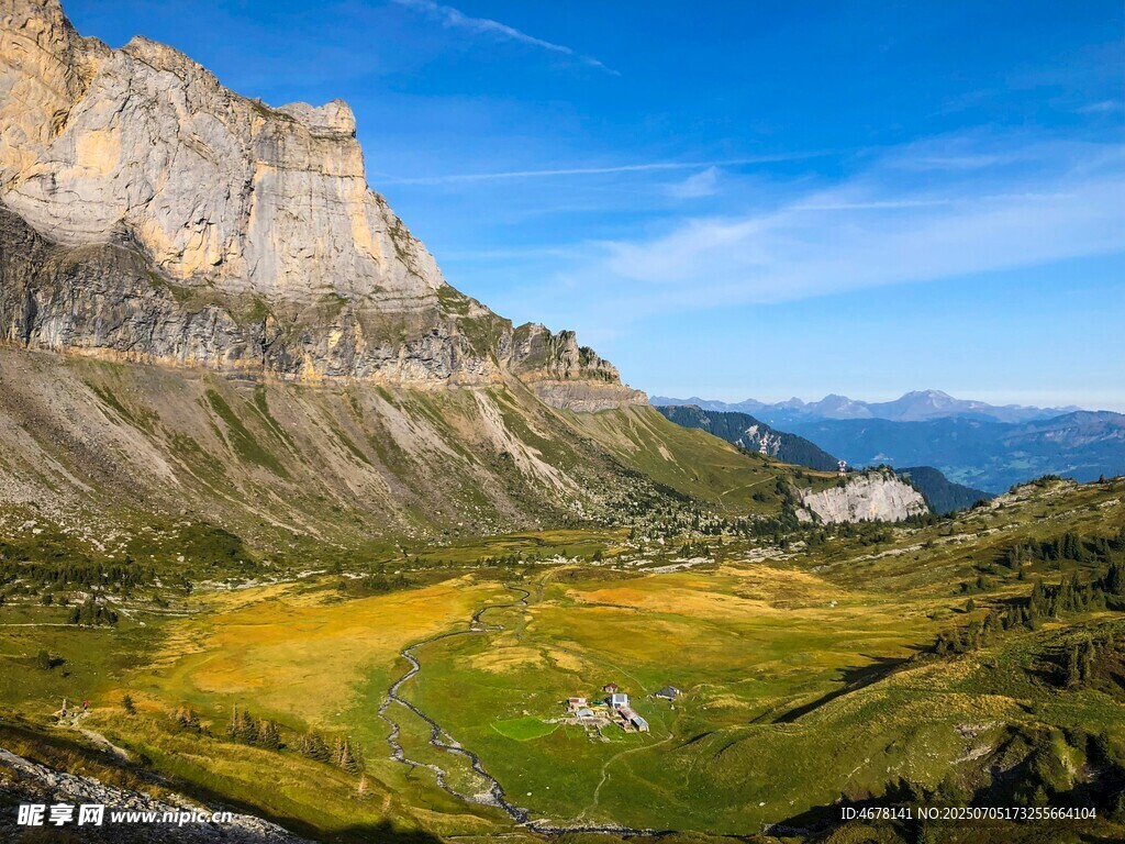 壮丽高山草甸风光