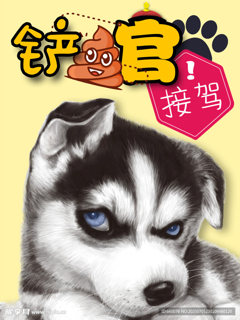 可爱哈士奇 铲屎官的小宝贝