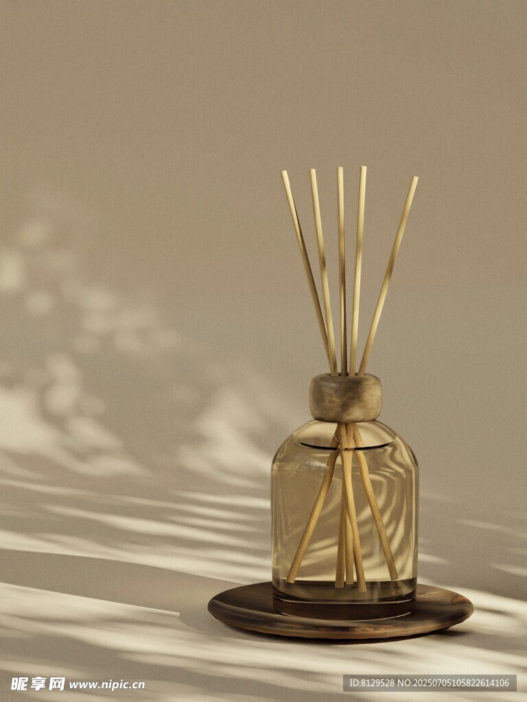 玻璃瓶香薰摆件