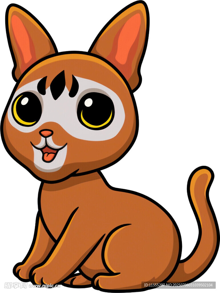 可爱卡通小猫