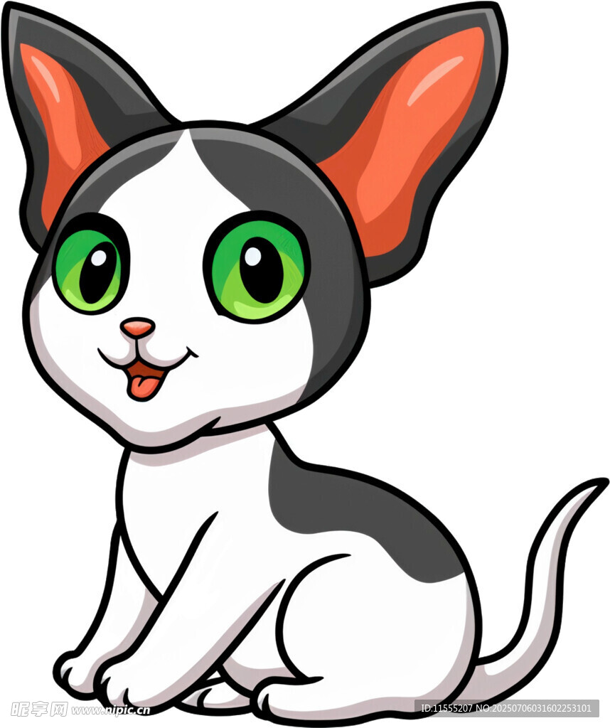 可爱卡通小猫