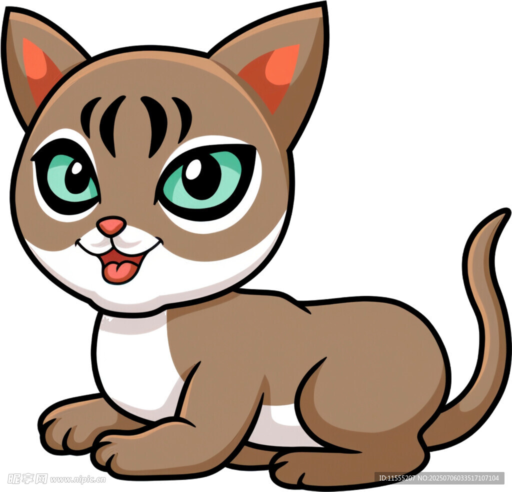 可爱卡通小猫