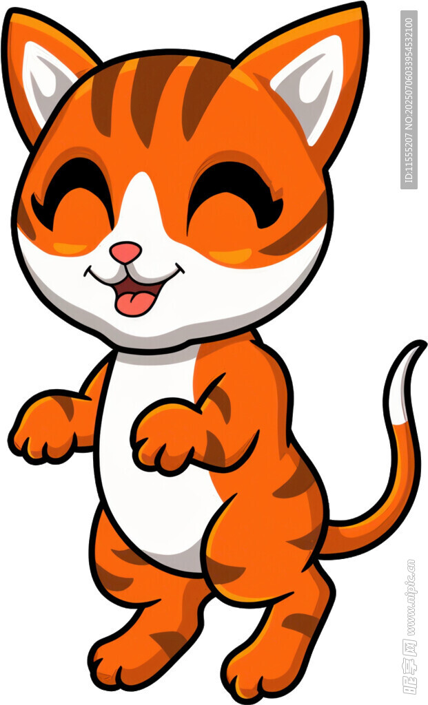 可爱卡通小猫形象