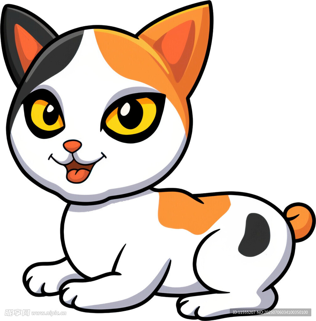 可爱卡通小猫