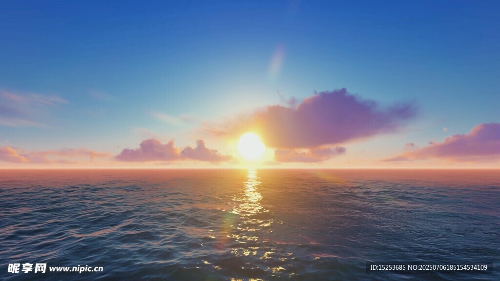 海上日出美景