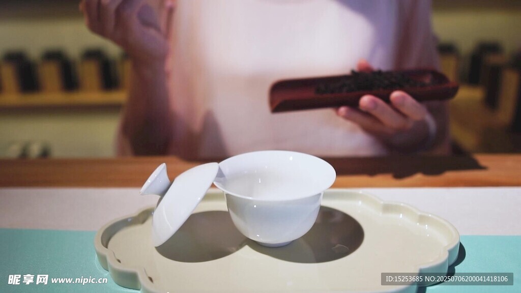 精致茶具展示