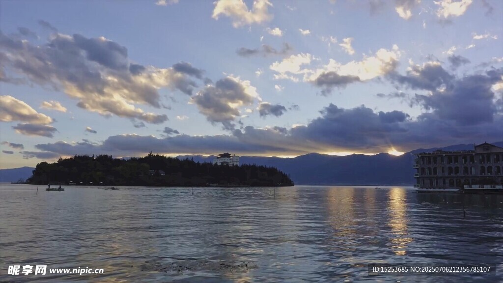 海边黄昏美景