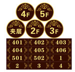 楼层索引标识牌