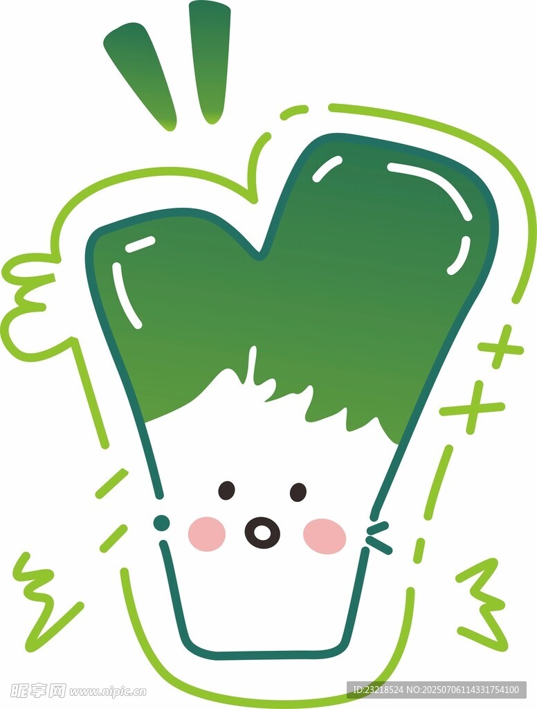 卡通大葱