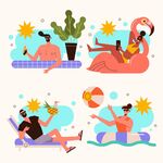 夏日休闲时光插图