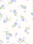 淡蓝色小花简约图案背景