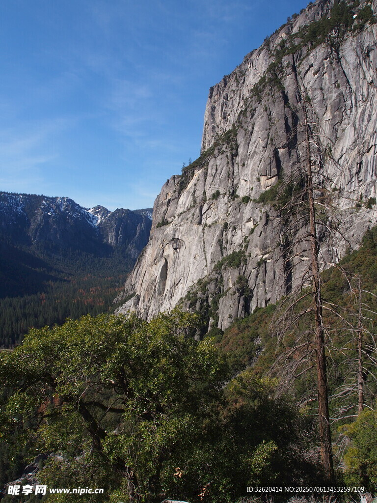 壮丽山景与葱郁植被