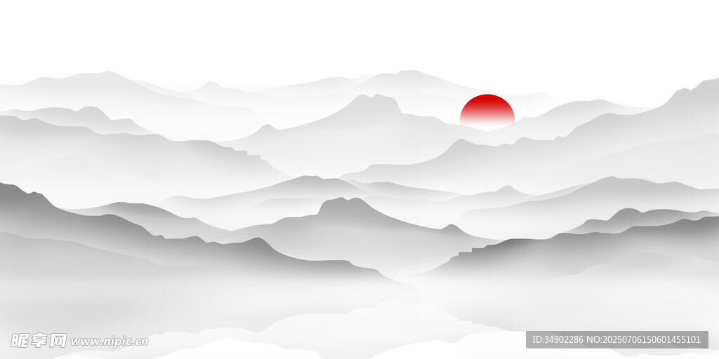 水墨山水背景