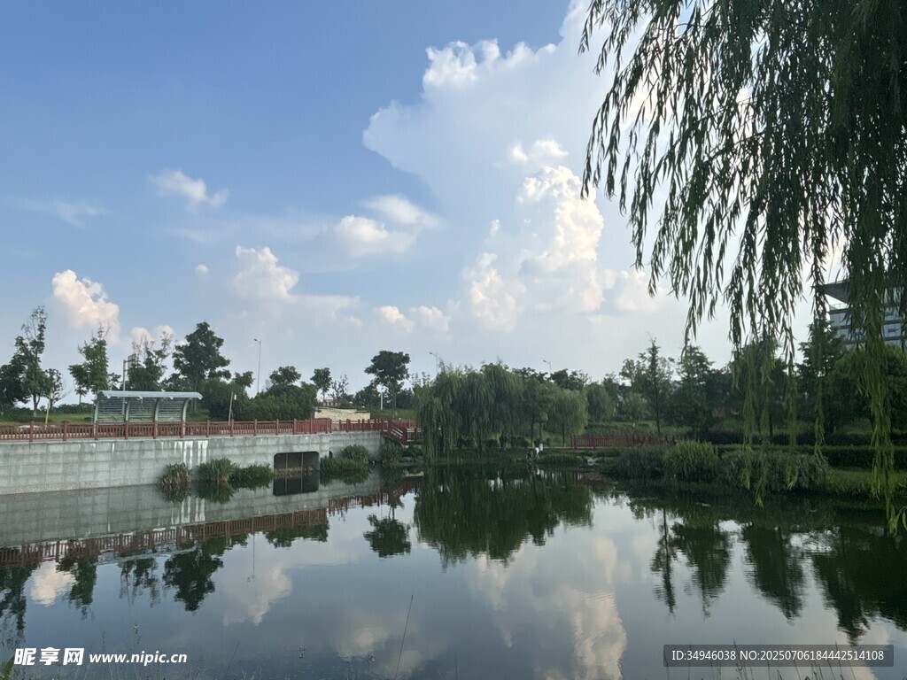 湖畔美景