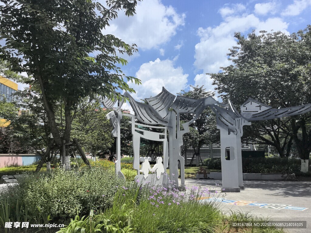 户外休闲凉亭景观