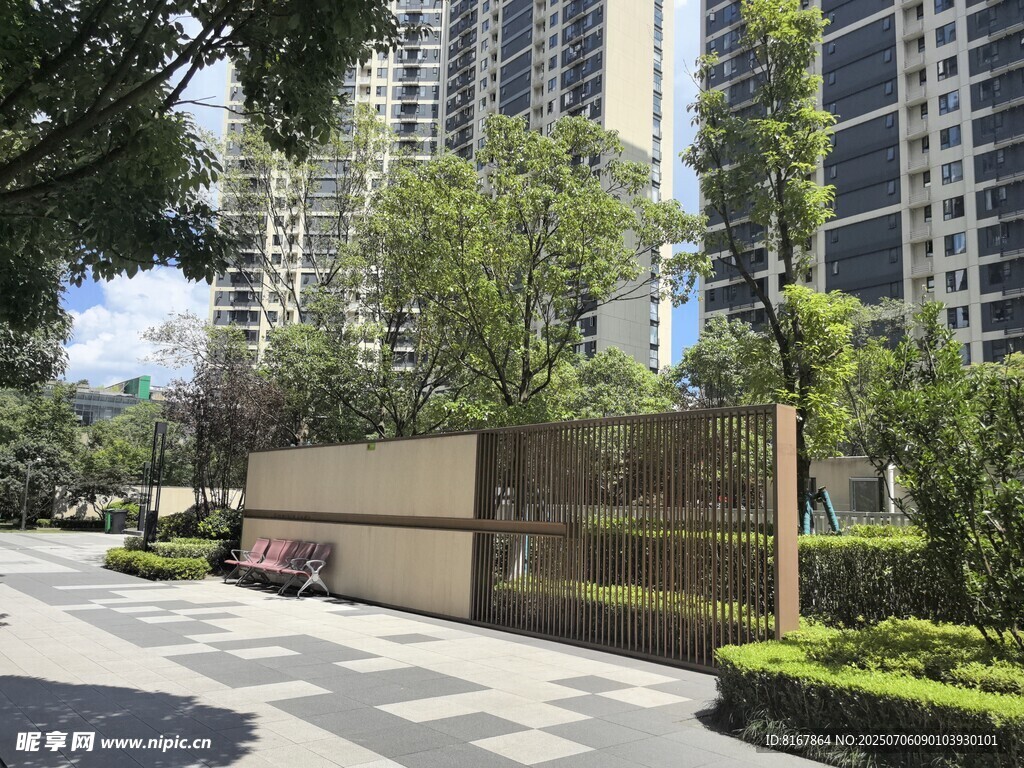 现代都市小区景观