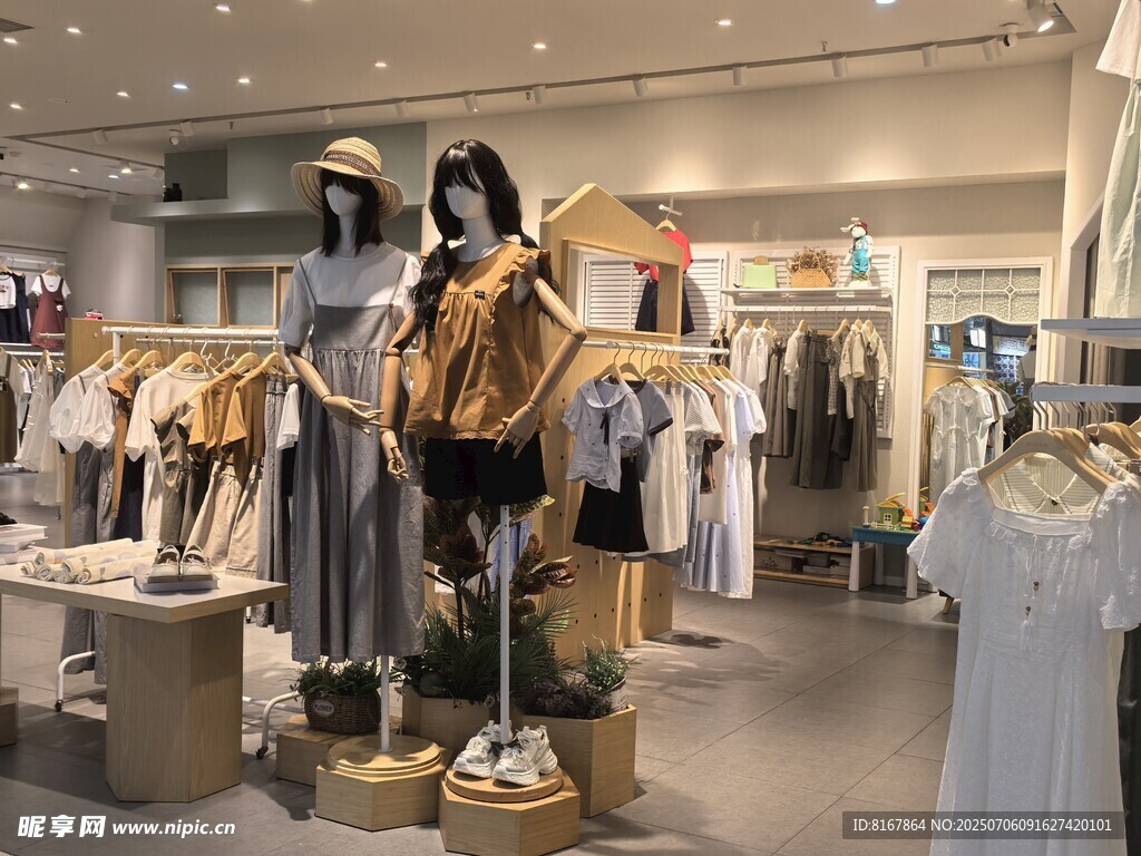 时尚服装店陈列展示