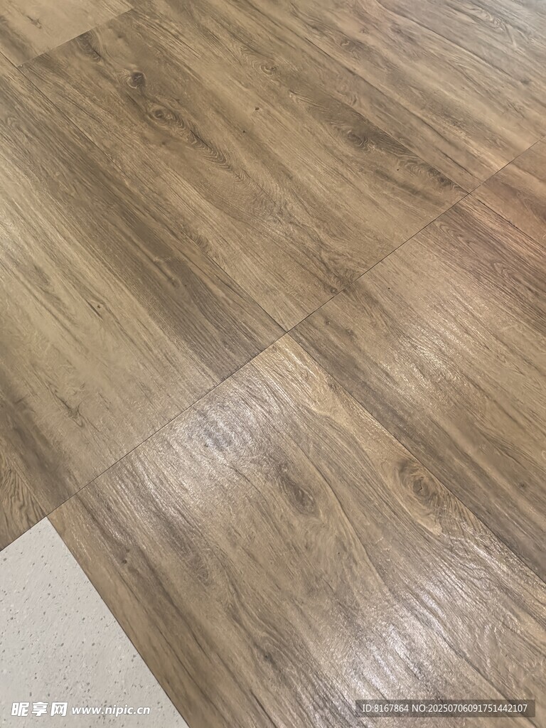 浅棕色木纹地板特写