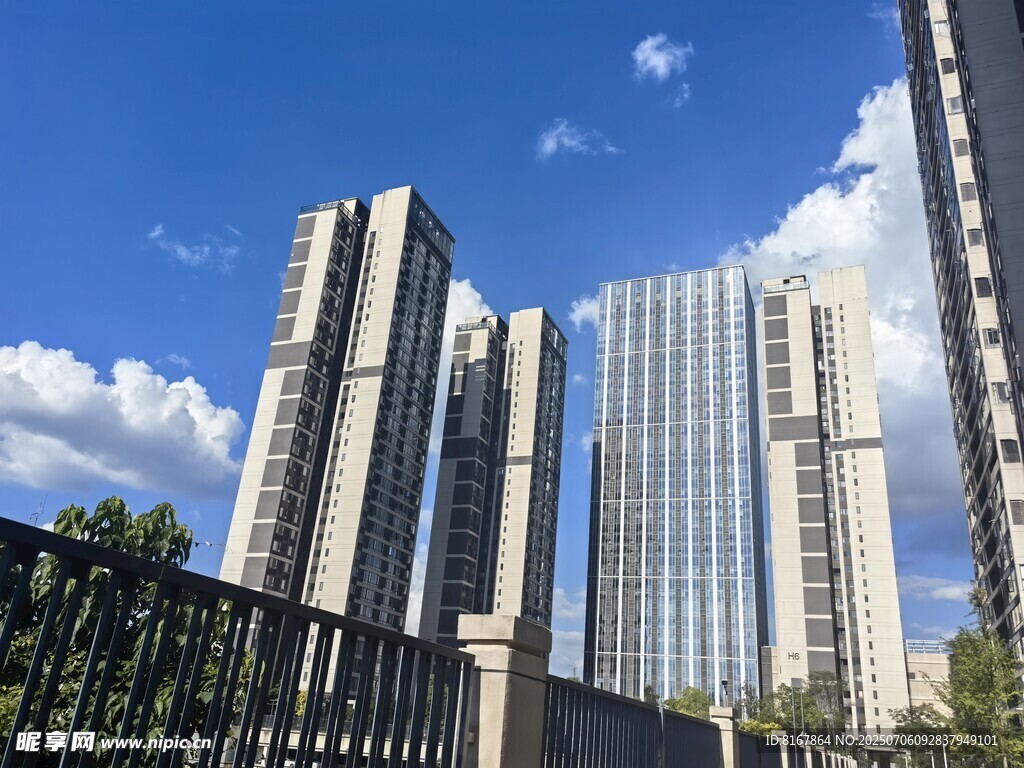 现代高楼大厦景观