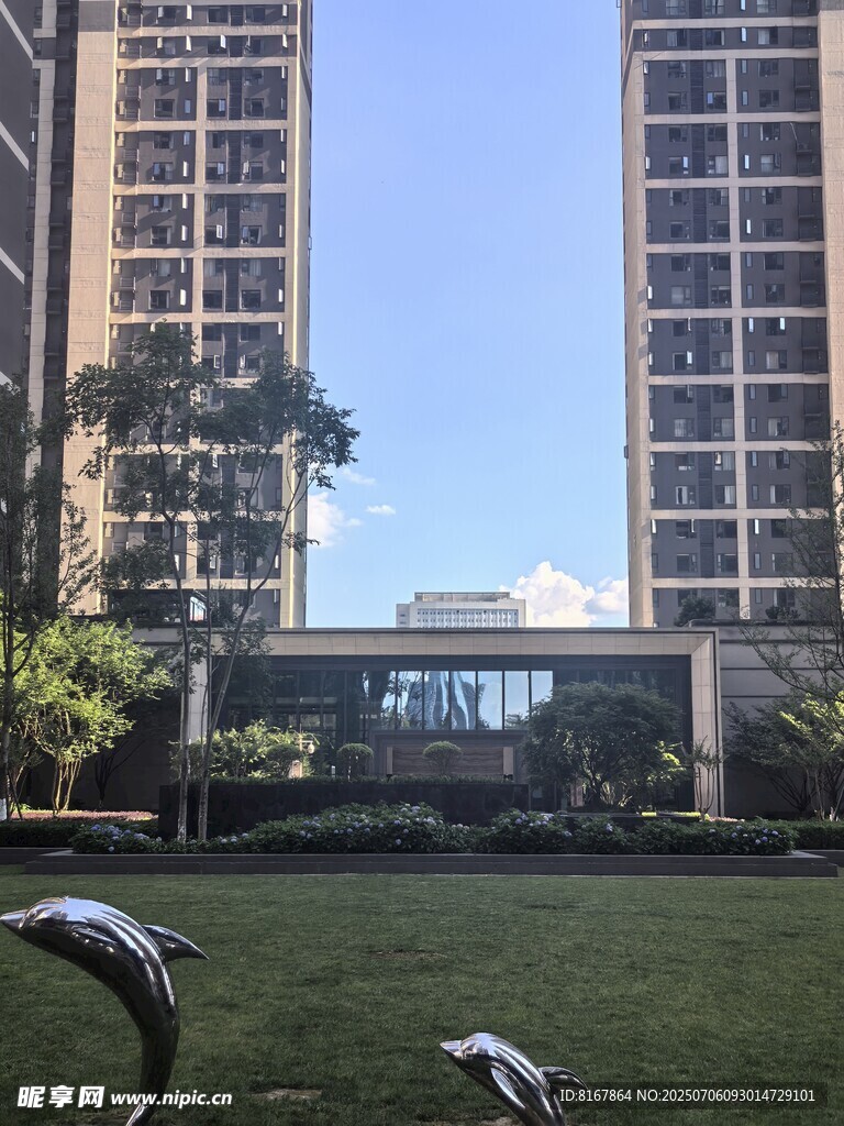 现代高层住宅景观