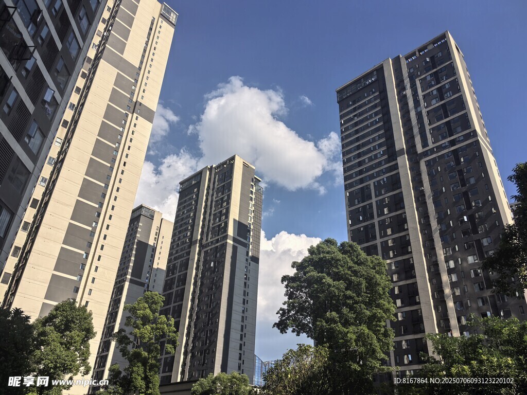 现代高层住宅景观