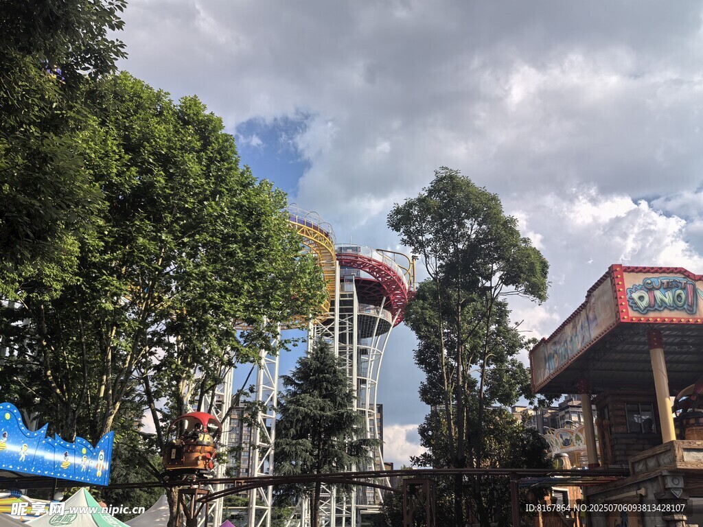 户外游乐场景观