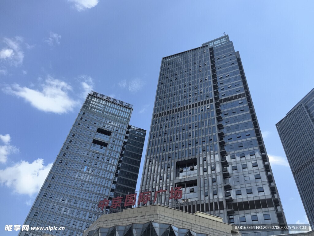 都市摩天大楼景观
