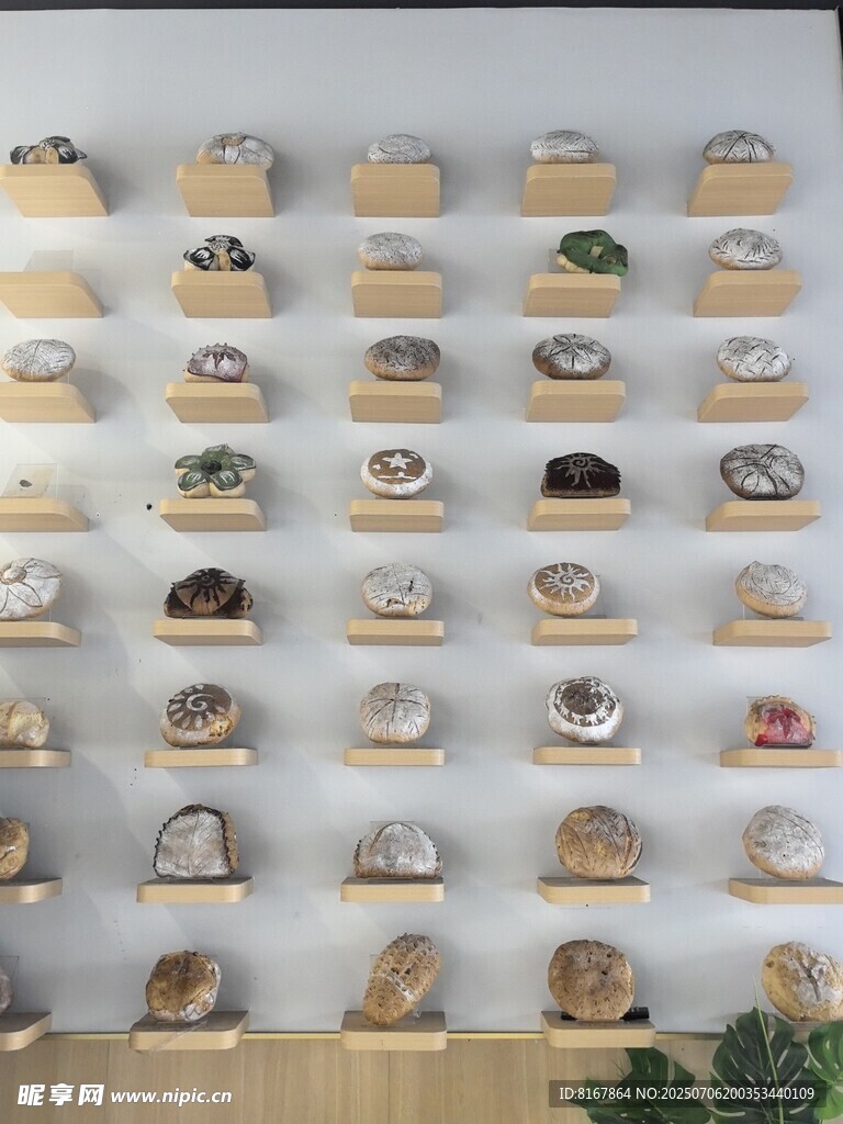各式精美糕点陈列展示