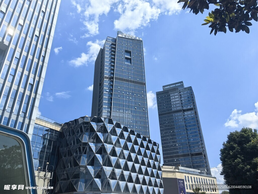 都市摩天大楼景观
