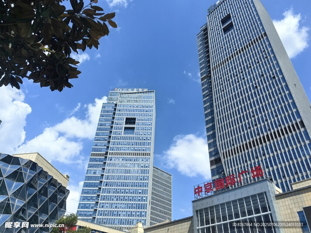都市摩天大楼景观